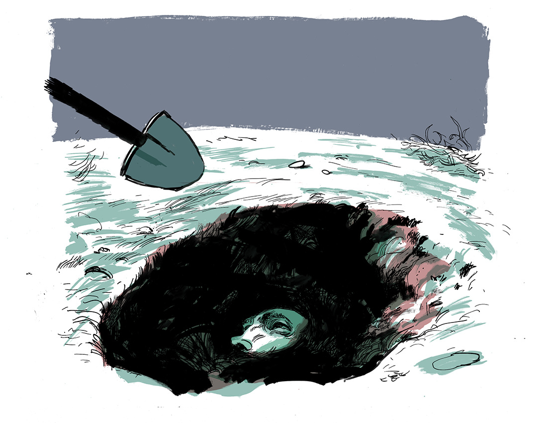 Blood on the Corn mattrotasart